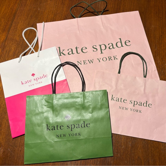 kate spade Handbags - Kate Spade Gift Bags Shopping Bags Set of 4 16x12 8x10 10x8 10x8